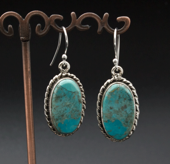 Sterling Silver Turquoise Earrings