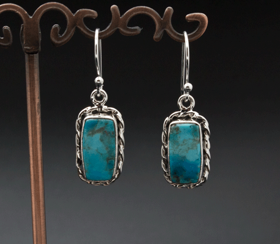 Sterling Silver Turquoise Earrings