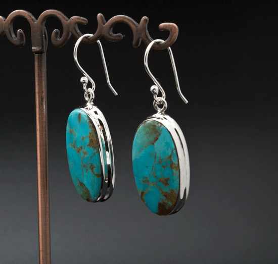 Sterling Silver Turquoise Earrings