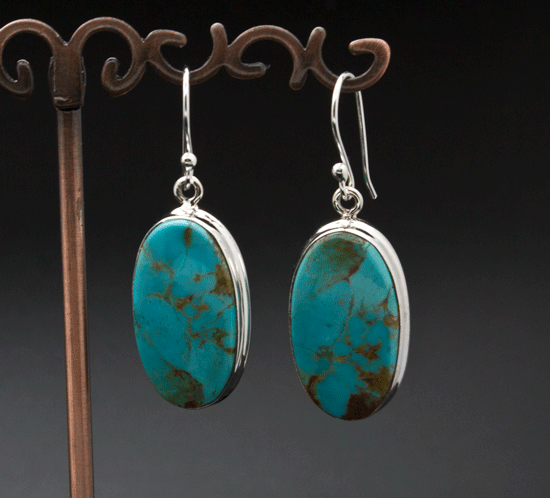 Sterling Silver Turquoise Earrings