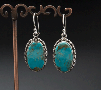 Sterling Silver Turquoise Earrings