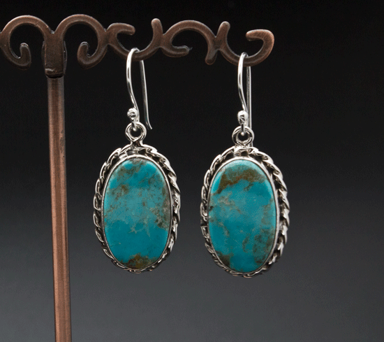 Sterling Silver Turquoise Earrings