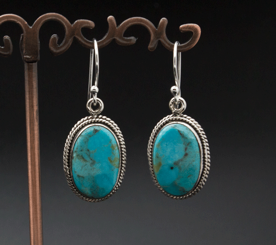 Sterling Silver Turquoise Earrings