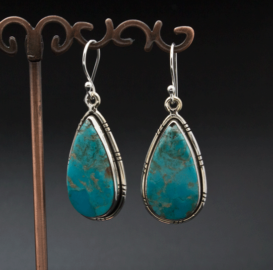 Sterling Silver Turquoise Earrings