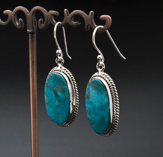 Sterling Silver Turquoise Earrings