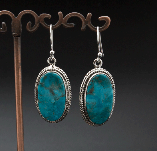 Sterling Silver Turquoise Earrings