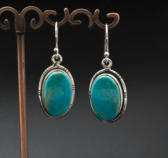 Sterling Silver Turquoise Earrings