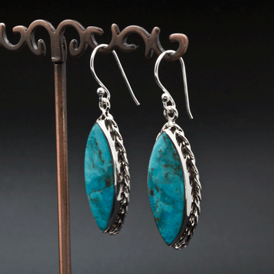 Sterling Silver Turquoise Earrings