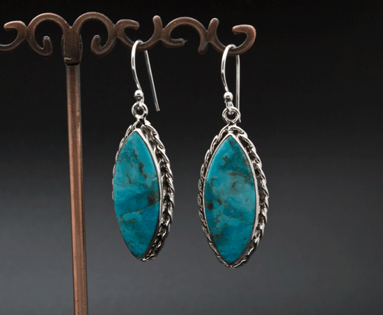 Sterling Silver Turquoise Earrings