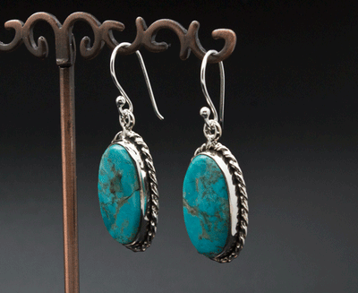 Sterling Silver Turquoise Earrings