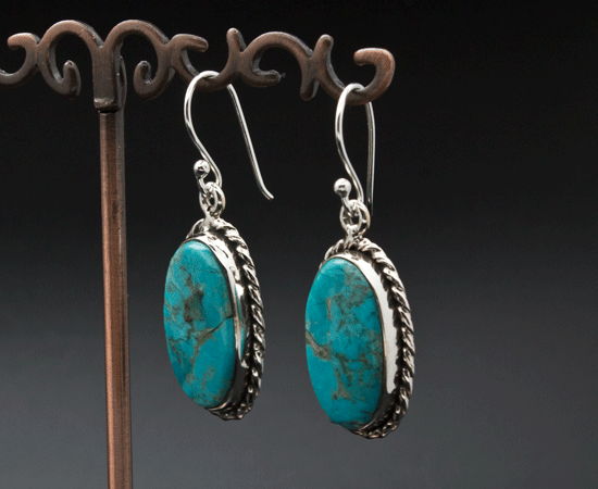 Sterling Silver Turquoise Earrings