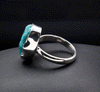 Sterling Silver Raw Turquoise Ring Size 7