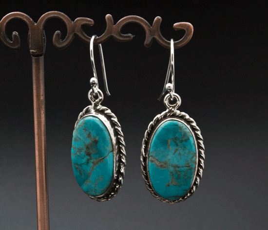 Sterling Silver Turquoise Earrings