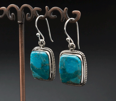 Sterling Silver Turquoise Earrings