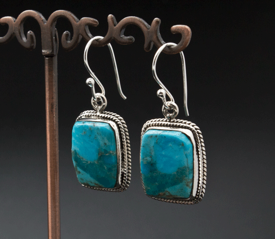 Sterling Silver Turquoise Earrings