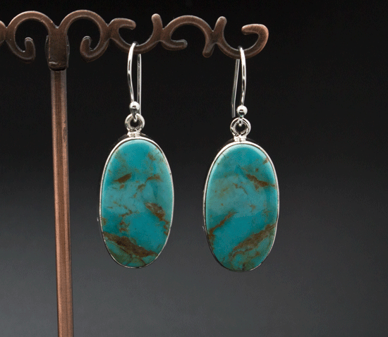 Sterling Silver Turquoise Earrings