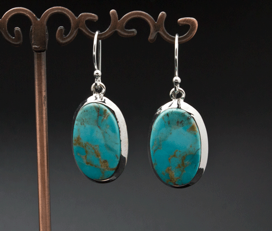 Sterling Silver Turquoise Earrings