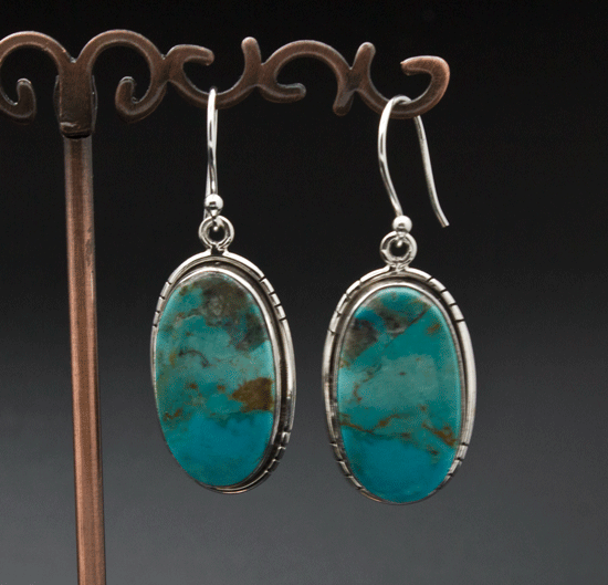 Sterling Silver Turquoise Earrings