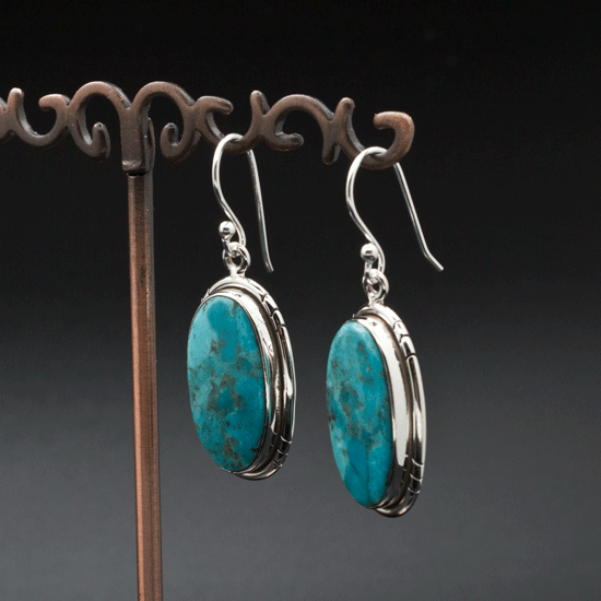 Sterling Silver Turquoise Earrings