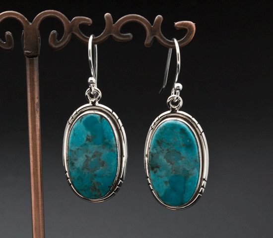 Sterling Silver Turquoise Earrings