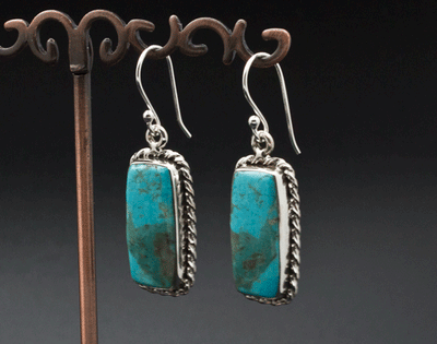 Sterling Silver Turquoise Earrings