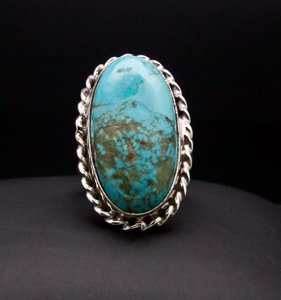 Sterling Silver Turquoise Ring Size 5