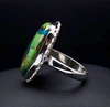 Sterling Silver Multi Color Turquoise Ring Size 10