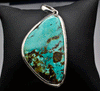 Sterling Silver Large Turquoise Pendant
