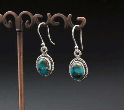 Sterling Silver Turquoise Earrings