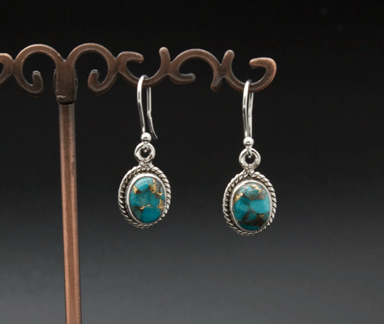 Sterling Silver Turquoise Earrings