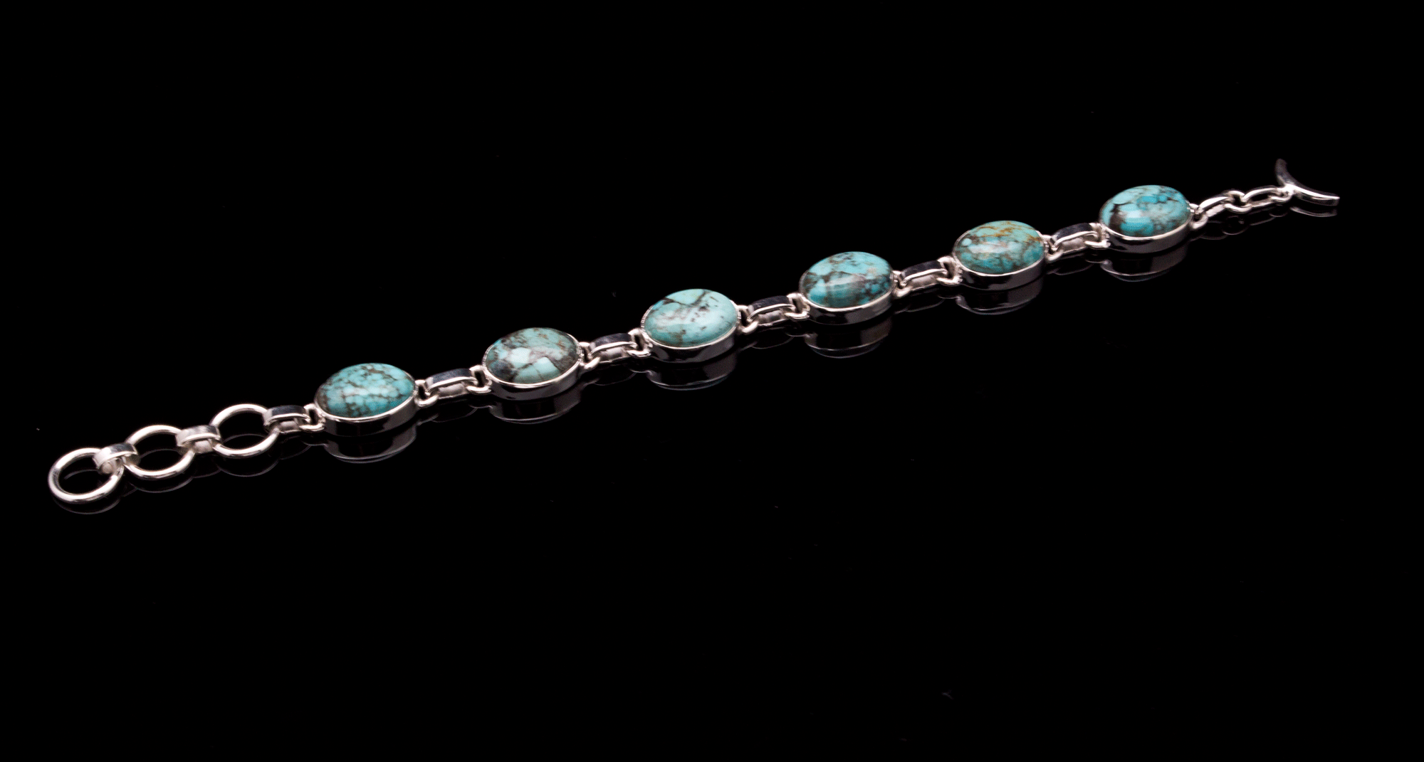 Sterling Silver Turquoise Bracelet