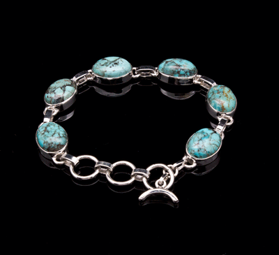Sterling Silver Turquoise Bracelet