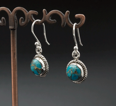 Sterling Silver Turquoise Earrings