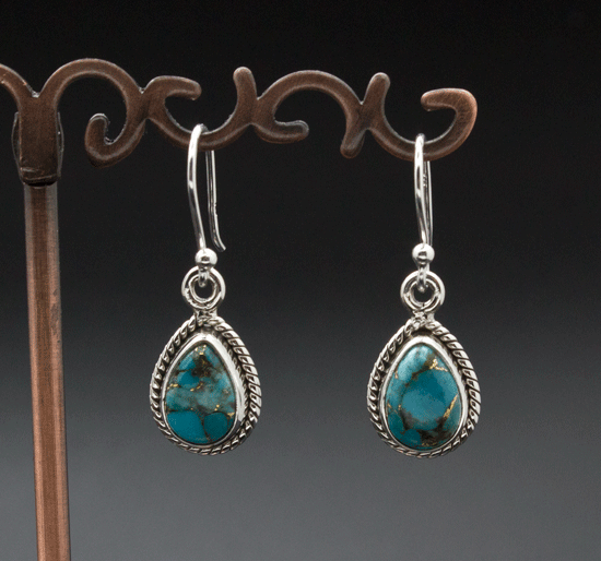 Sterling Silver Turquoise Earrings