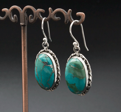 Sterling Silver Turquoise Earrings