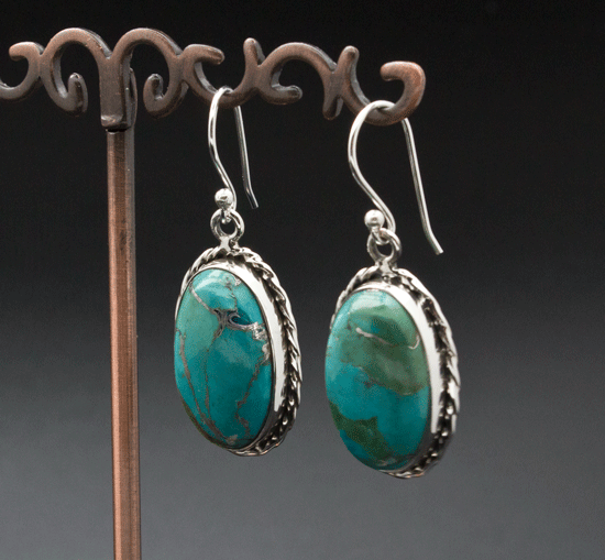 Sterling Silver Turquoise Earrings