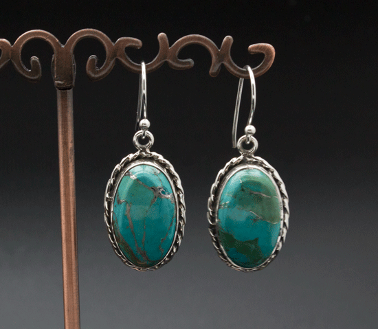 Sterling Silver Turquoise Earrings