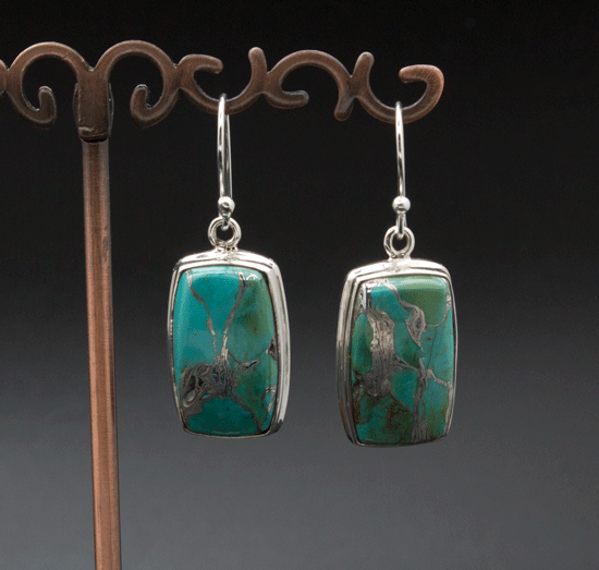 Sterling Silver Turquoise Earrings