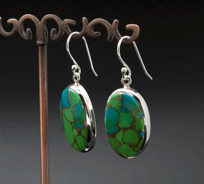 Sterling Silver Turquoise Earrings