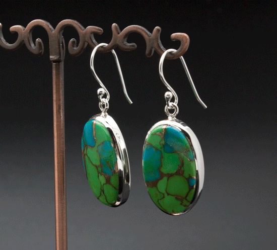 Sterling Silver Turquoise Earrings
