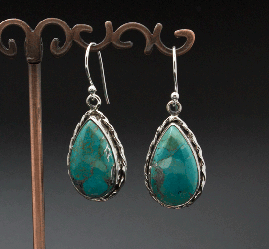 Sterling Silver Turquoise Earrings