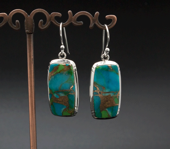 Sterling Silver Turquoise Earrings