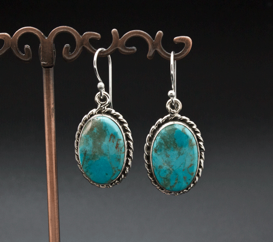 Sterling Silver Turquoise Earrings