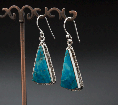 Sterling Silver Turquoise Earrings