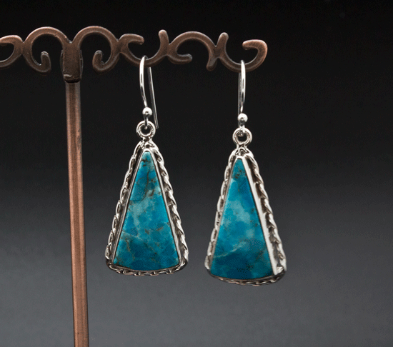 Sterling Silver Turquoise Earrings