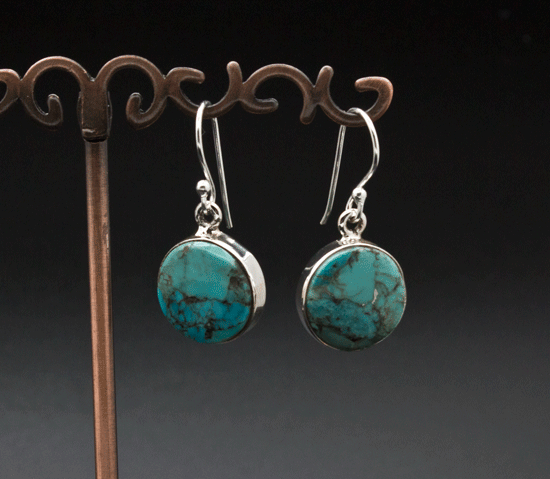 Sterling Silver Turquoise Earrings