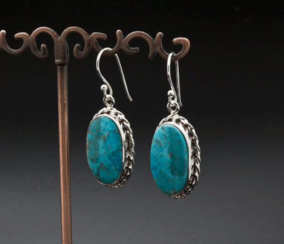Sterling Silver Turquoise Earrings