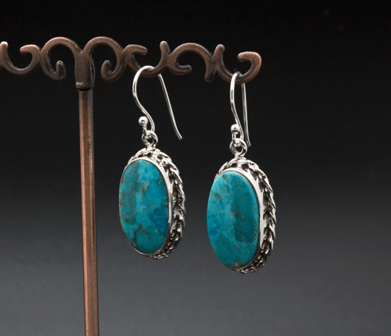 Sterling Silver Turquoise Earrings