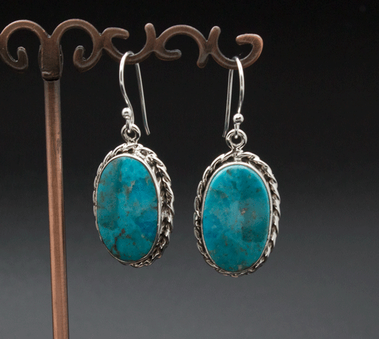 Sterling Silver Turquoise Earrings