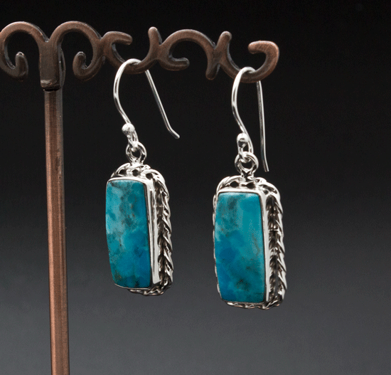 Sterling Silver Turquoise Earrings